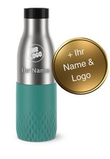 Emsa Bludrop Sleeve 0,7ml Trinkflasche mit Premium Gravur Personalisierung