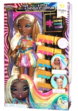 RAINBOW HIGH DOLL HAIR PLAY MELINE DESIGN STUDIO BRAND NEW!