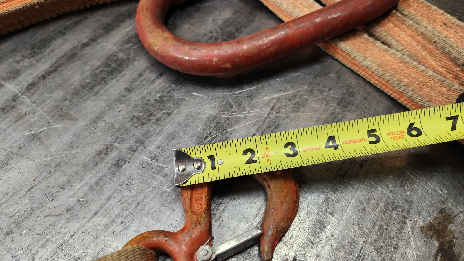 Wireco Nylon 4-LEG x 3' 6400LB Lifting Rigging Bridle Sling 1" Ring & Grab Hooks