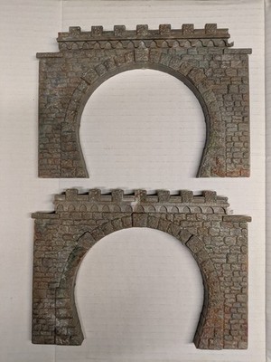 Faller Nr. 557 2x Tunnelportal Zweigleisig Modellbau H0