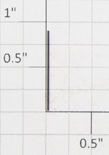 Roundhouse 90998 HO Black Metal Brake Post Staff