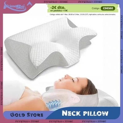 Cervical Memory Foam Pillow for Neck Pain Relief Ergonomic Neck Support Pillows
