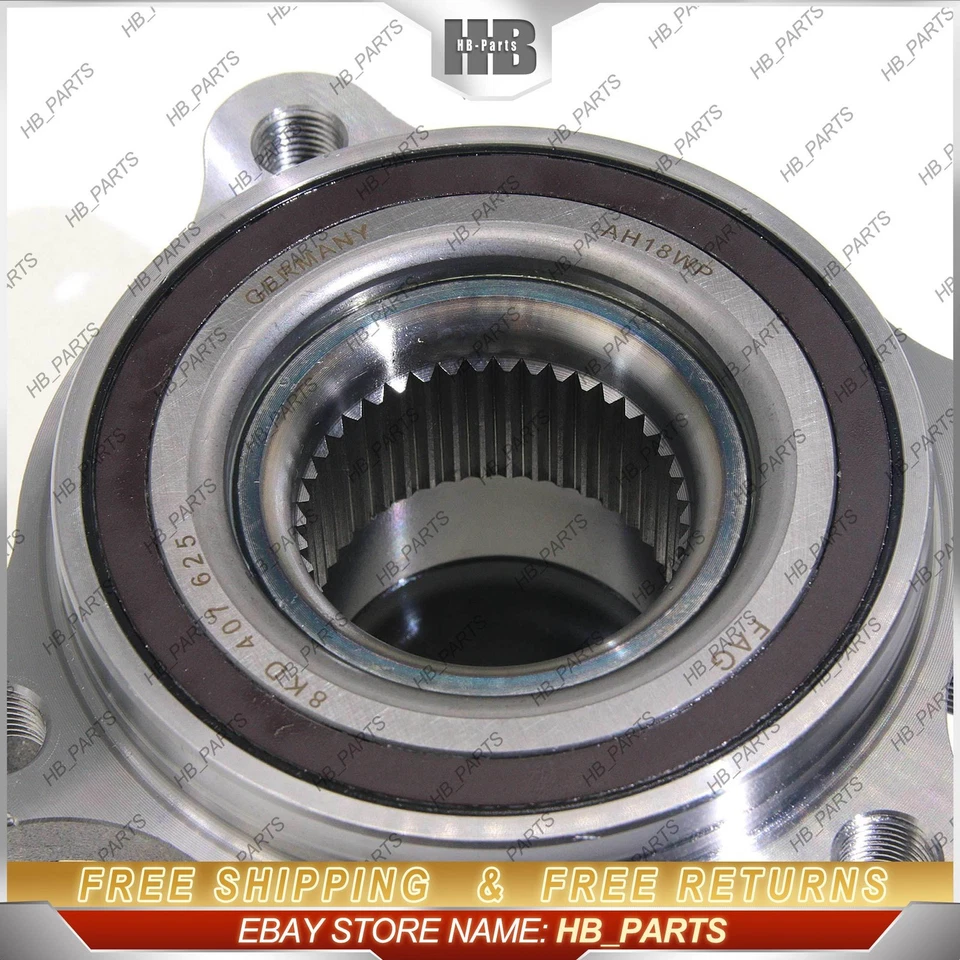 2PCS FAG Front Wheel Hub Bearing Assembly 4M0498625A for Audi Q5 A5 A4 Q7 Q8 Foto 4 de 4