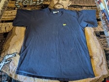 Vintage The Masters Golf T Shirt Men’s Size Large Blue USA Made PGA Tour 90s
