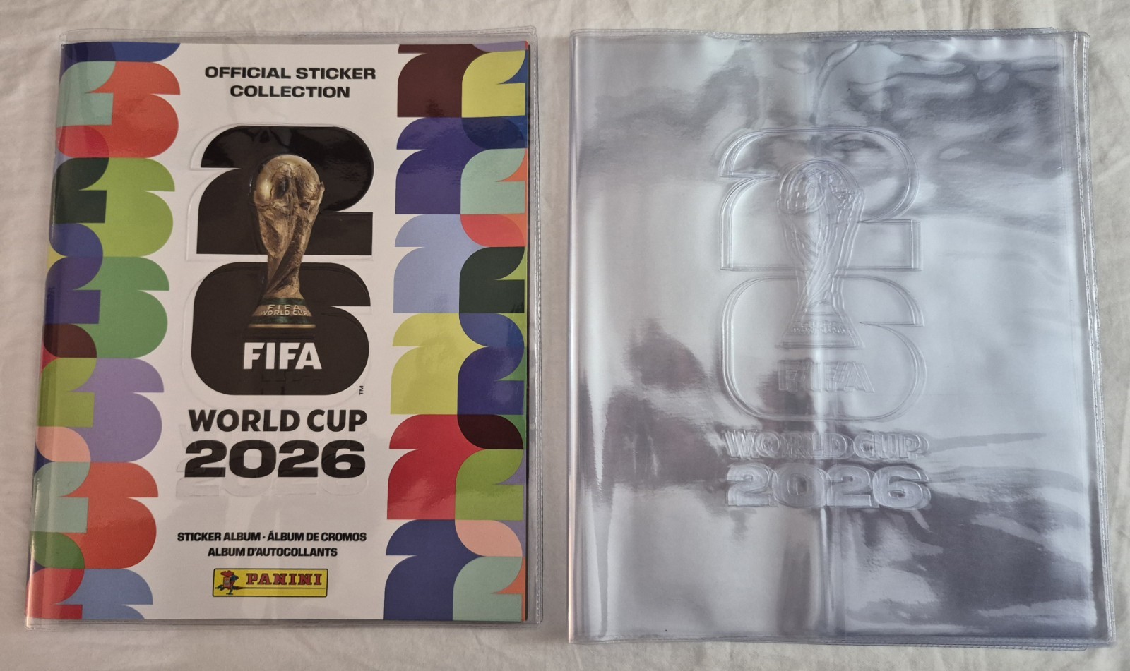 Embossed Protective Sleeve for SOFT COVER 2026 FIFA World Cup Panini Album New 