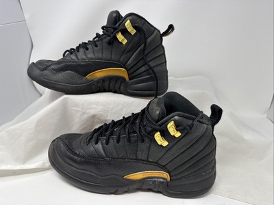 Size 5.5 (GS) - Jordan 12 Retro Mid Black Taxi for sale online | eBay