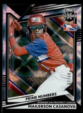 2022 Panini Elite Extra Edition #198 Mailerson Casanova Prime Numbers B #/60
