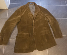 VTG 90'S POLO RALPH LAUREN MEN'S 3 BUTTON BROWN CORDUROY BLAZER SPORTCOAT SZ XL