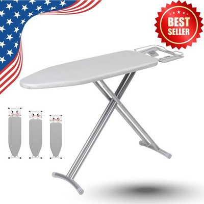 Ironing Board Cover and Pad Standard Size Silicone Coated 4 Layers SM-MD-LR