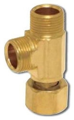 EZ-FLO 25882LF Add Outlet Adapter 3/8'' OD Brass Male/Female Threaded