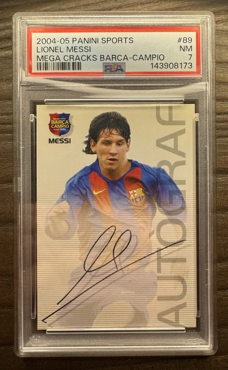 Carte Panini Megacracks Barca Campeones 2004-05 #22 Ronaldinho - État Near Mint - Collector