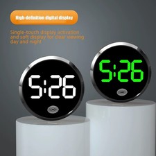 Car Dashboard Digital Clock Mini Electronic Vehicle Dash Clock LED Display