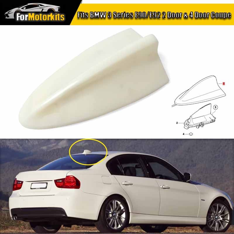 For 07-13 BMW 3 Series E90 E92 Coupe 2 Door/4 Door Roof Shark Fin Antenna Cover