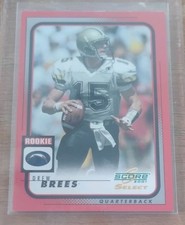 2001 Score Select Drew Brees Rookie Card /275. rookie card picture