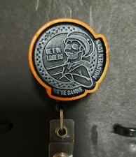 Halloweentown - Custom Retractable Badge Reel / Holder - Hand Painted