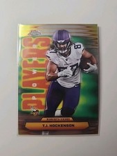 2025 Topps Chrome Football #PP-36 TJ Hockenson Power Players Ref. Vikings