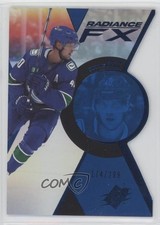 2023-24 SPx Radiance F/X Blue 174/299 Elias Pettersson #RFX-49 b8c