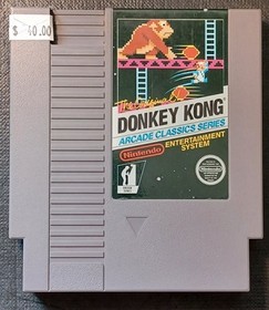TESTED AND REPAIRED NES w/ Donkey Kong, 2 Controllers, Zapper, and All Cables