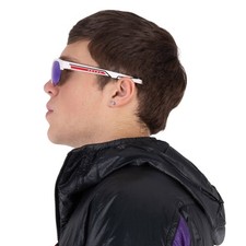 Prada Linea Rossa Light Green Mirror Blue Sport Men's Sunglasses PS 03YS AAI08R