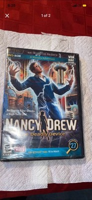 Nancy Drew PC Computer Game- The Deadly Device Sealed