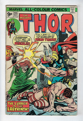 Thor # 235 Marvel Comics 1st app Kamo Tharnn (1975) VGFN