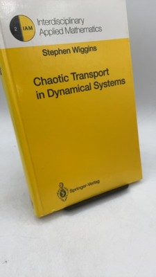 Chaotic Transport in Dynamical Systems Stephen Wiggins Hardcover 1992