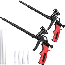 AG950 Insulation Spray Foam Gun 12.6 In., Non-Stick PTFE Coated, Heavy-Duty Foam