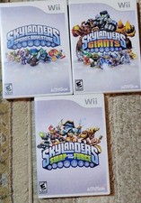 NINTENDO SKYLANDERS WII Lot Of Games SPYRO'S ADVENTURE Swap Force & Giants