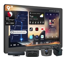ATOTO X10 9'' AI Android 2DIN Autoradio Hi-Volt RCA G-Sensor OBDII Diag Scanner