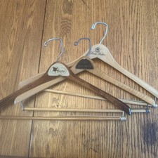 Vintage Wood Suit Hangers Brooks Brothers Woodys Jack Henry