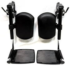 Jazzy Leg Rest Clover Leaf Style For Power Wheelchair Legrest With Hangers #2