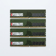Kingston 64GB Kit 4x16GB DDR4-2666 PC4-21300 Desktop RAM KVR26N19S8/16