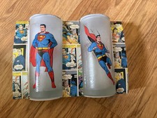 Set Of Vintage Superman Glasses