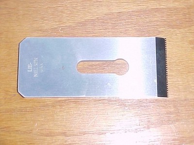 Lie Nielsen No 62 Toothed Cutter Blade  Used Very Little if at All  Very Fine