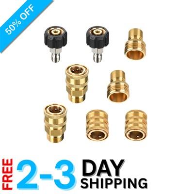 8-Pack M22 14mm Pressure Washer Adapters: Secure Fit and Leak-Proof