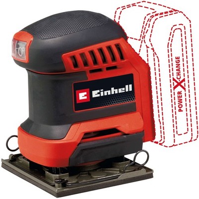 Einhell 4460731 Te-Os 18/113 li-Solo Power Palm Sander 18V Nude Unit
