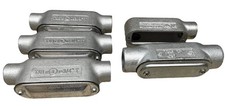 (5) T & B /Crouse Hinds 1"-3/4" Mixed Conduit Bodies