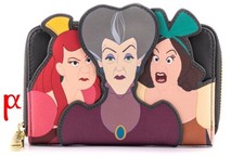 Cartera Loungefly Disney Cenicienta Malvada Madrastra y hermanastras Juegos con disfraces Cremallera