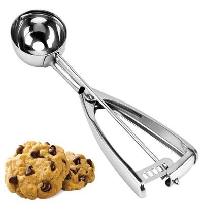 Ice Cream Scoop, Cookie Scoop, 18/8 Stainless Steel Cookie Scooper, Cookie Sc...