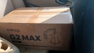 GWEIKE G2 Max 50W Fiber Laser Engraver with 3D & Deep Engraving & Metal Cutting