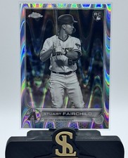 Stuart Fairchild RC #156 2022 Topps Chrome Black & White RayWave Refractor-0911