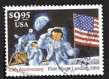 USED. # 2842    $9.95 First Moon Landing