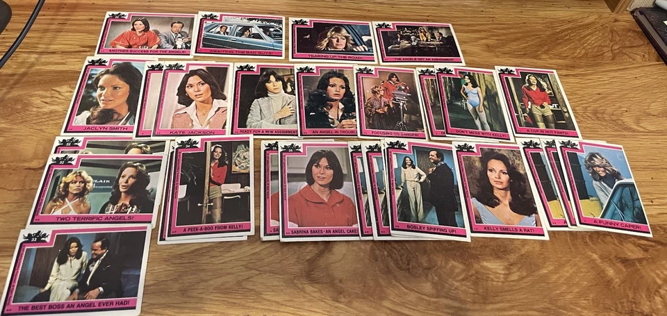 83 Charlies Angels Cards 1977 Spelling Goldberg Productions W/ 1 Sticker - Image 2 of 4