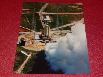 [SPACE RESEARCH ESA] VINTAGE PHOTOGRAPHY ARIANE 501 FLIGHT JUNE 1996 KOUROU