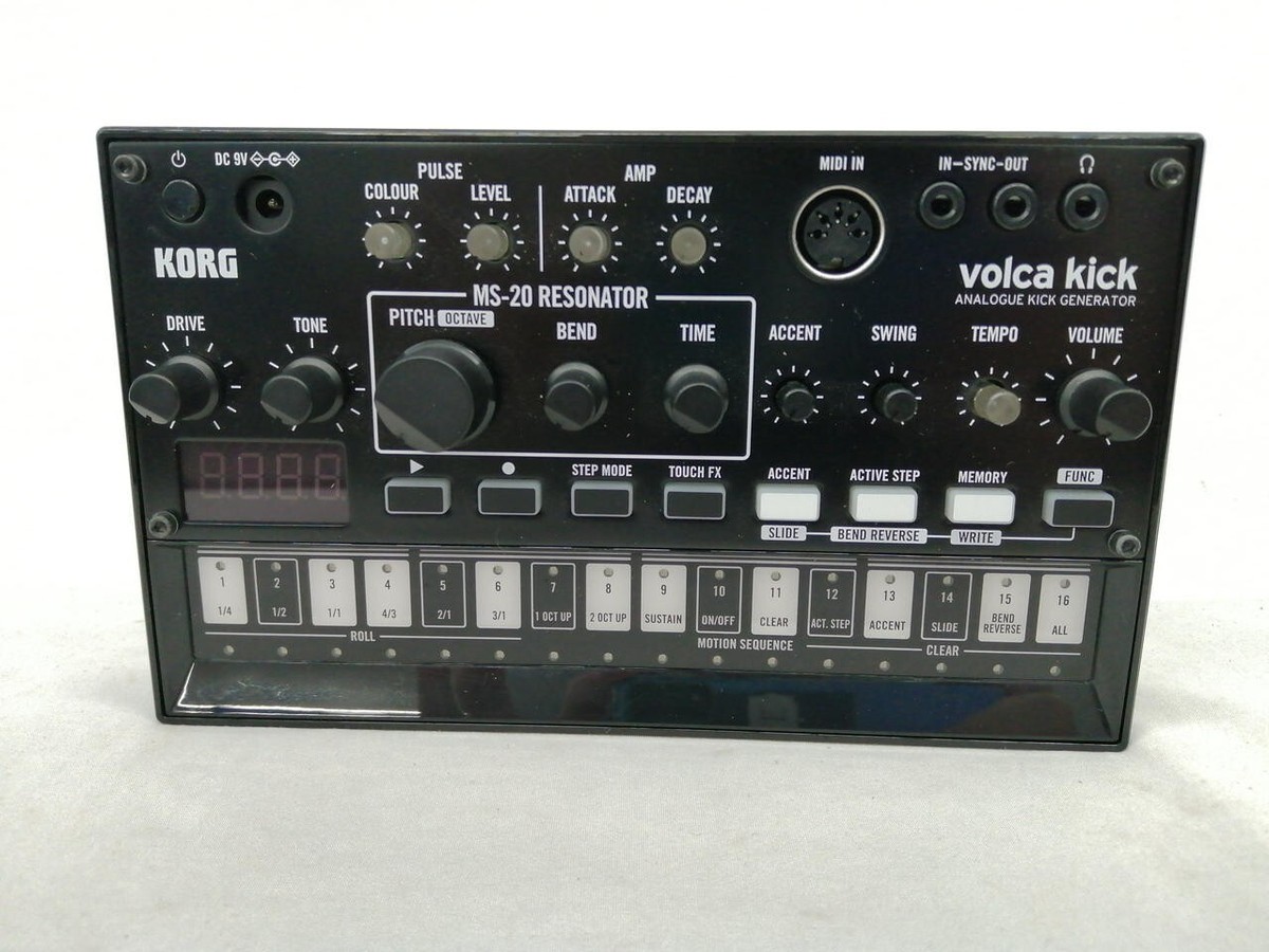 Korg Volca Kick Analog Kick Generator Used with Box F/S | eBay