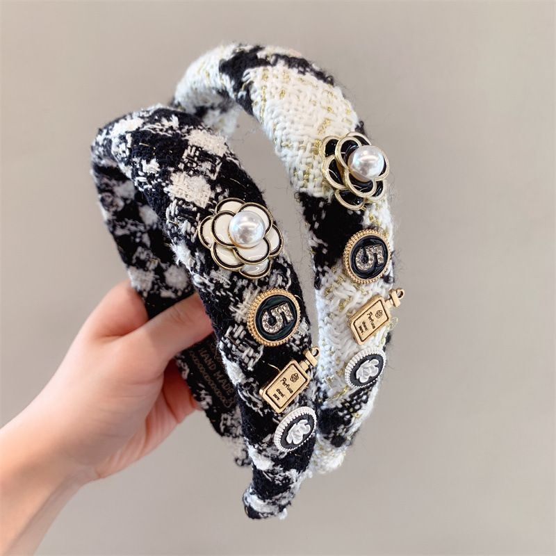 Bow Hairbands Polyester Solid Fashion Casual Headbands Women Wear Accessories