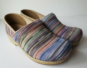 rainbow dansko clogs