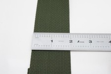 New 10 Yards 2" Dark Green Polyester Webbing Per Yard .05" Thick Ships FREE