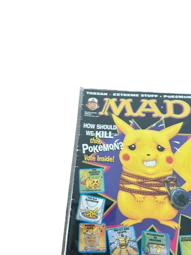 Australian Mad Magazine 372 Pokemon Pikachu 1999 Rare Issue Ash Anime Movie - Picture 4 of 5