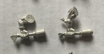 Warhammer 40K - Orks - 2x BRANDNEU METALL Stikk Bombe (R30)